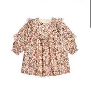 Louise Misha Dress Lara - Cream Savage Garden